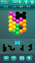 Screenshot 1: Hexa Gems Puzzle