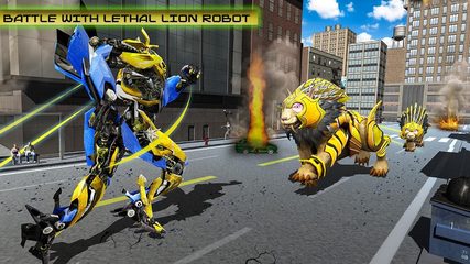 Screenshot 14: Elephant Vs Lion Robot Game