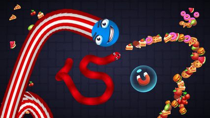 Screenshot 8: Snake vs Worms: Fun .io Zone