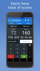 Screenshot 1: Darts Scoreboard