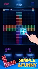 Screenshot 3: Glow Block Puzzle: Color Classic Puzzle Legend