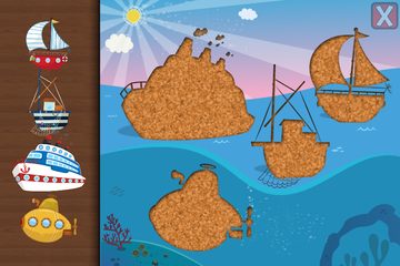 Screenshot 4: Trains Jigsaw Puzzles for Kids