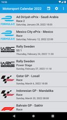 Screenshot 7: Motorsport Calendar 2022