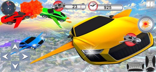 Screenshot 1: Real Flying Car Simulator 3D 4+