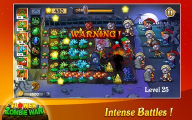 Screenshot 3: Flower Zombie War