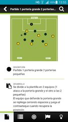 Screenshot 1: Ejercicios Fútbol Base