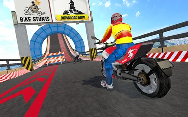 Screenshot 3: Bike Stunts Race : Bike Games