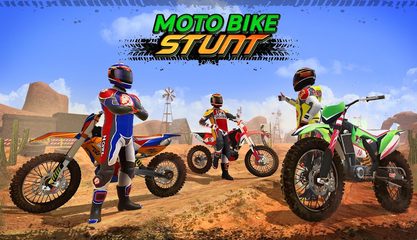 Screenshot 1: Bike Stunts Race Bike Games 3D