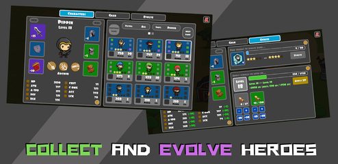Screenshot 2: Spawnders - Tiny Hero RPG