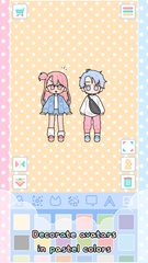 Screenshot 2: Pastel Friends : Dress Up Game