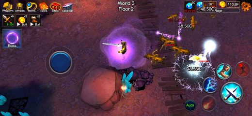 Screenshot 1: Dungeon Clash - 3D Idle RPG |