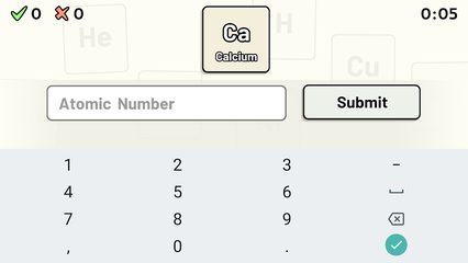 Screenshot 23: Periodic Table Quiz