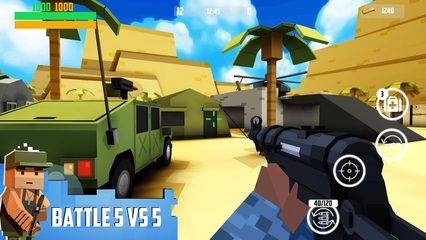 Screenshot 1: Block Gun: FPS PvP War - Onlin