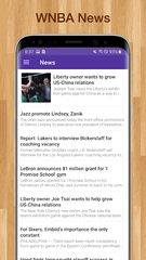 Screenshot 7: Women's Basketball WNBA Live Scores & Schedules