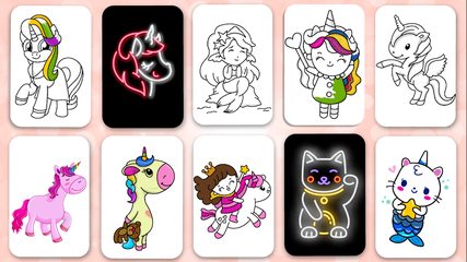 Screenshot 14: Unicorn Coloring Book & Unicorn Games for Girls
