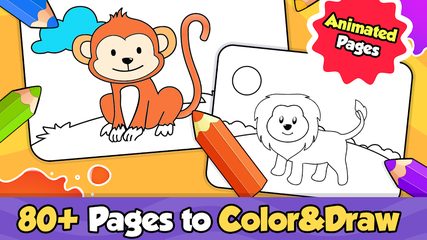 Screenshot 1: Coloring games for kids: 2-5 y