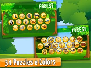 Screenshot 24: Forest - Kids Coloring Puzzles