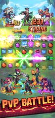 Screenshot 1: Puzzle Brawl: Match 3 PvP RPG