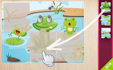 Screenshot 4: Animals Puzzle for Kids 🦁🐰🐬🐮🐶🐵