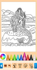 Screenshot 3: Coloring for girls and women
