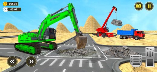 Screenshot 2: Heavy Excavator Dump Truck 3D 4+
