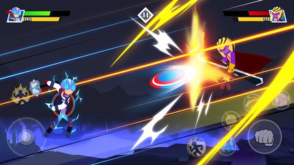 Screenshot 2: Stickman Combat - Superhero Fighter