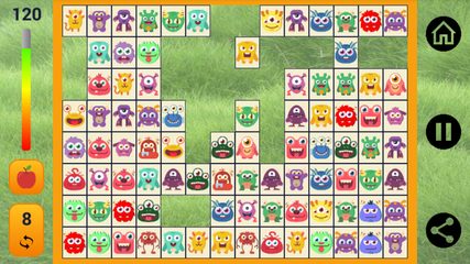Screenshot 3: Connect: cute monsters & food