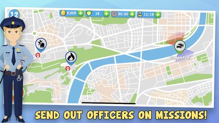 Screenshot 2: Police Inc: Tycoon police station builder cop game