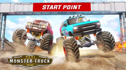 Screenshot 3: Crazy Monster Truck Racing