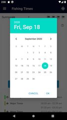 Screenshot 3: Fishing Times Free