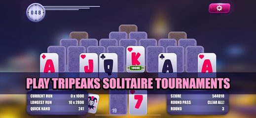 Screenshot 1: Solitaire Towers Tournaments