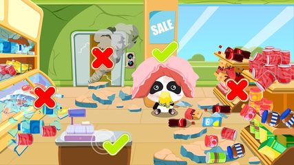 Screenshot 3: Baby Panda Earthquake Safety 1