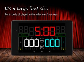 Screenshot 1: Scoreboard Judo