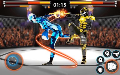 Screenshot 2: Real Ring Robot Fighting Games