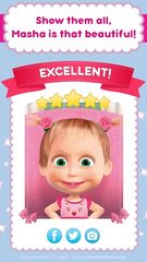Screenshot 1: Masha and the Bear: Salon Game