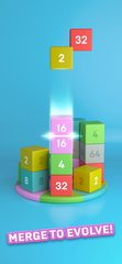 Screenshot 3: Merge Tower 3D: 2048 block game