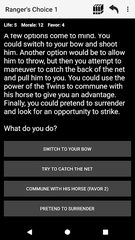 Screenshot 1: Ranger's Choice: Choices Game RPG