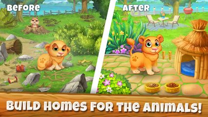 Screenshot 2: Animal Tales: Fun Match 3 Game