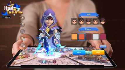 Screenshot 1: Hero of Taslinia – Epic RPG