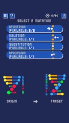 Screenshot 1: DNA Mutations Puzzles
