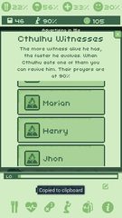 Screenshot 4: Cthulhu Virtual Pet