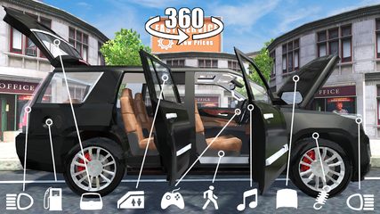 Screenshot 1: Car Simulator Escalade Driving