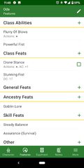 Screenshot 3: Character Sheet for any RPG
