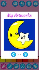 Screenshot 7: Cute Kawaii Colouring Book for Kids with Glitters