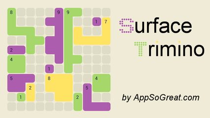 Screenshot 9: Surface Trimino: increase the area. Casual game.