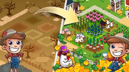 Screenshot 1: Idle Farming Empire