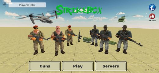Screenshot 1: StrikeBox: Sandbox&Shooter 12+