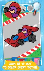 Screenshot 11: Cars Coloring Book Sparkles