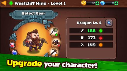 Screenshot 3: Mine Quest 2: RPG Mining Game