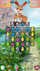 Screenshot 1: Bunny Match - Easter games and match 3 games